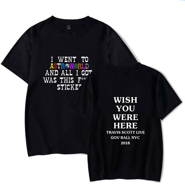 WISH YOU WERE HERE Casual T-Shirt