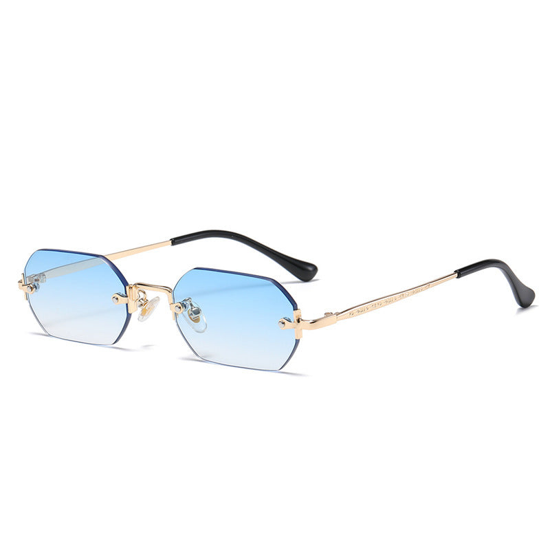 Personalized Fashion Polygon Rimless Sunglasses