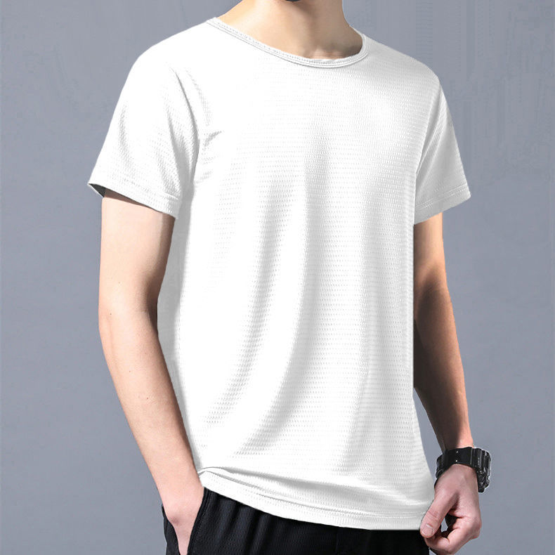 Men's Mesh Short-sleeved T-shirt Student Style