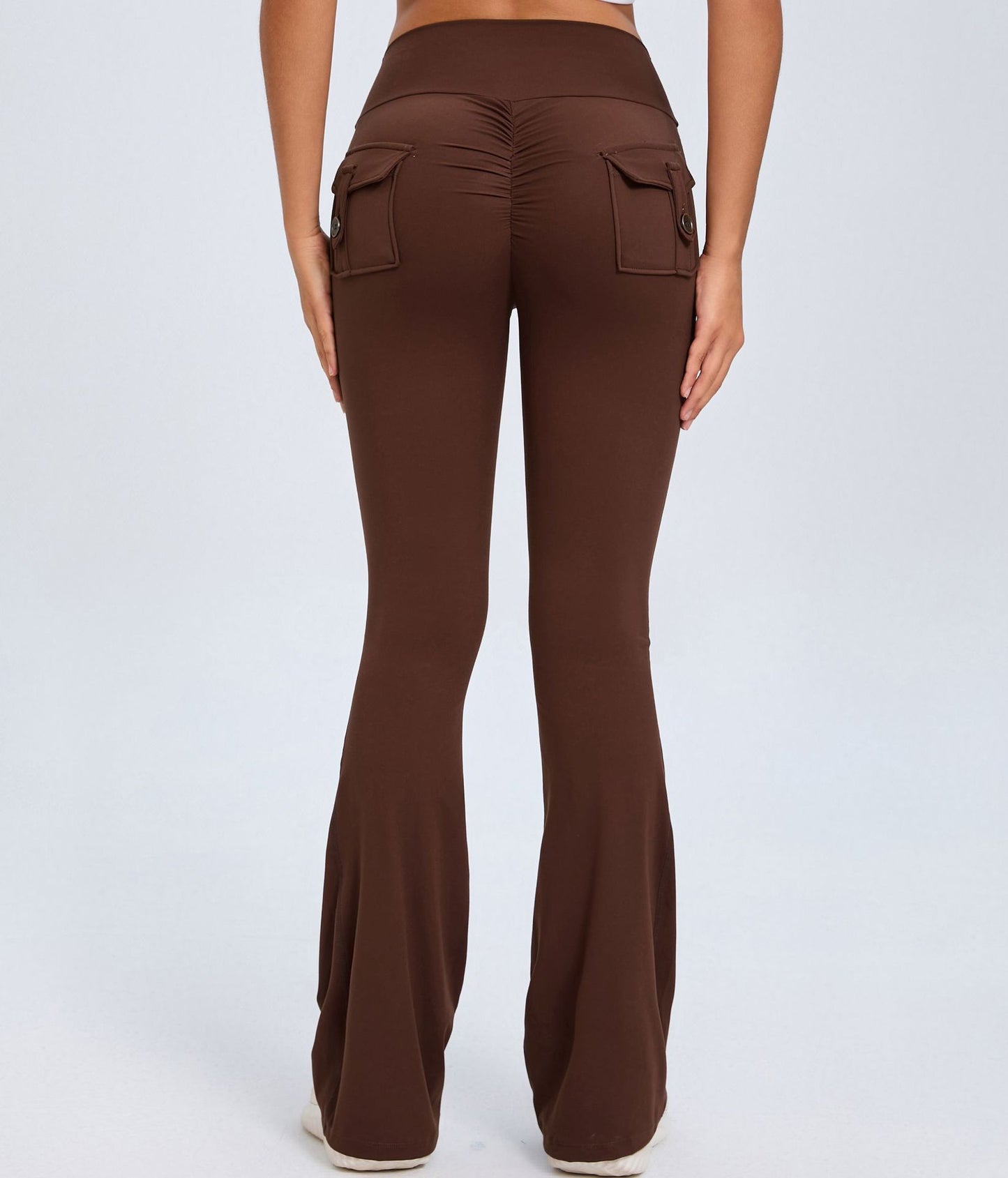 Slim High Waist Sports Trousers  Scrunch Butt Booty Leggings