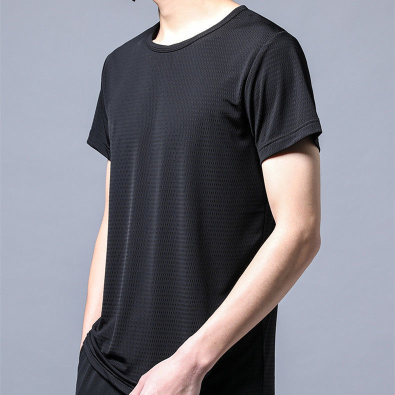 Men's Mesh Short-sleeved T-shirt Student Style